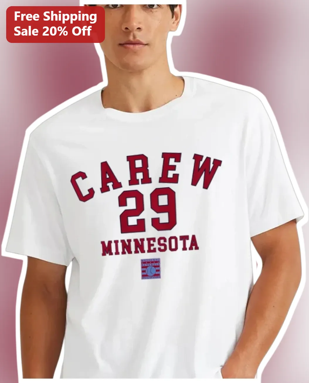 Minnesota Baseball Vintage Style Tee Retro Athletic Fan Gift Personalized Custom Name