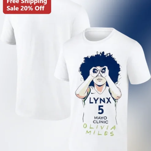 Minnesota Lynx Olivia Miles WNBA Fan Graphic Tee