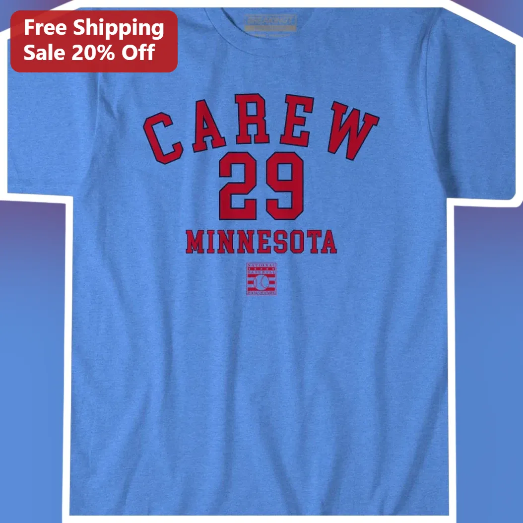 Minnesota Rod Carew Vintage Baseball Graphic Tee