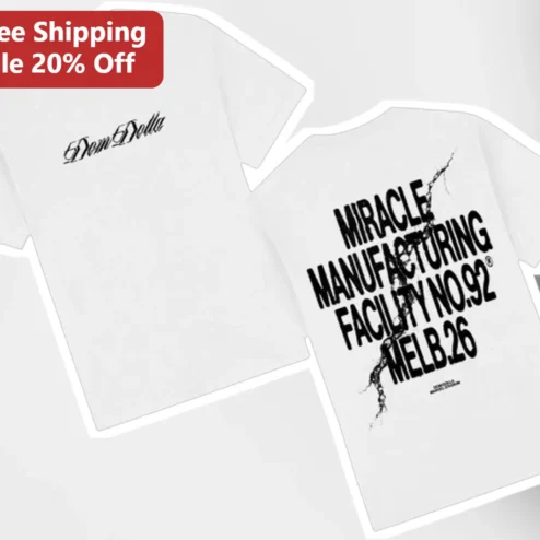 Miracle Manufacturing Facility No.92 Melb.26 Industrial Streetwear Tee