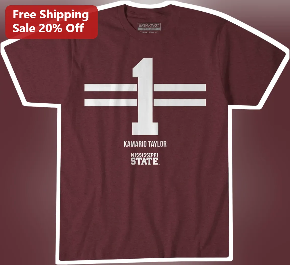 Mississippi State Bulldogs Custom Name Number Tee Personalized College Football Fan Gift
