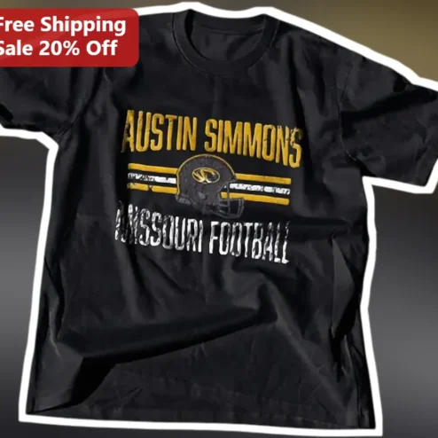 Missouri Football Vintage Distressed Tee Personalized Name Gift for Men Women
