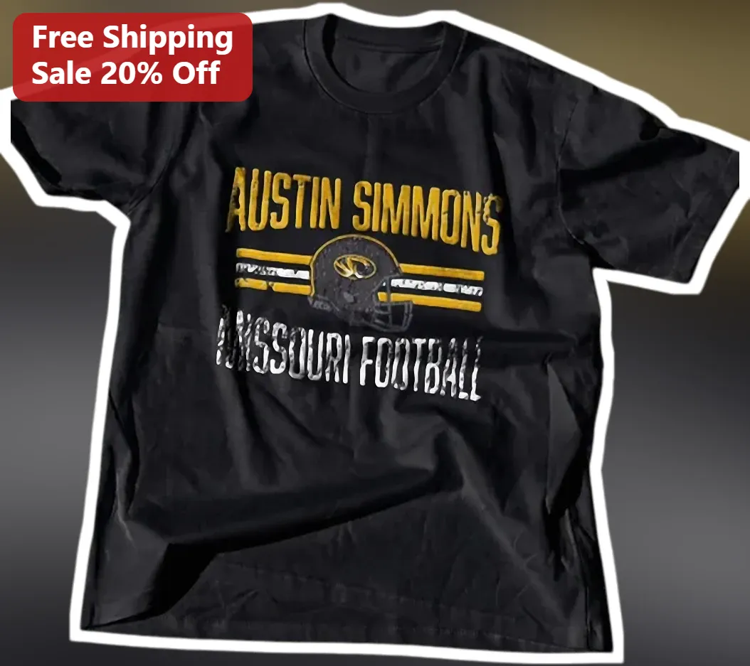 Missouri Football Vintage Distressed Tee Personalized Name Gift for Men Women