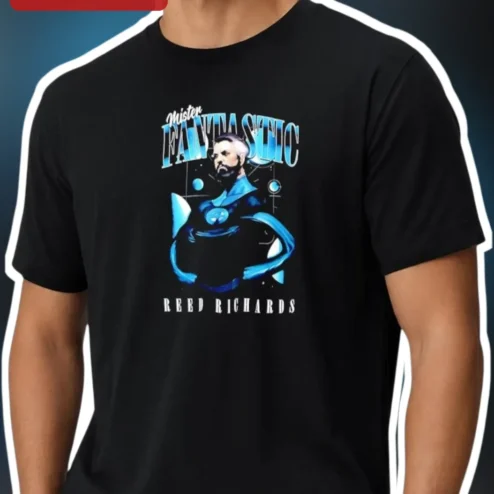 Mister Fantastic Reed Richards Tee Marvel Comics Superhero Graphic T-Shirt for Men Women