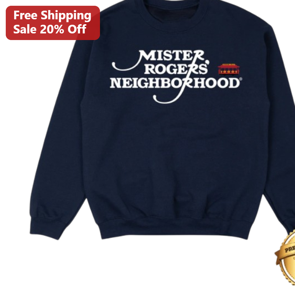 Mister Rogers' Neighborhood Sweatshirt Nostalgic Vintage Classic TV Show Graphic Crewneck Gift
