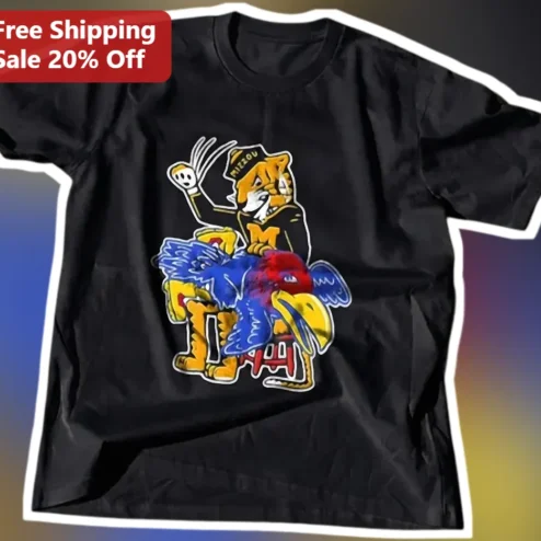 Mizzou Truman The Tiger Graphic Tee Missouri Tigers College Football Fan Gear