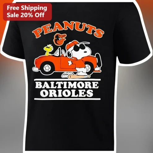 MLB x Peanuts Baltimore Orioles Snoopy Graphic Tee