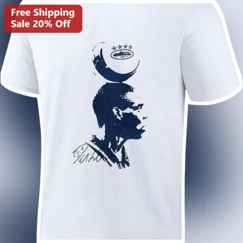 Mohamed Salah Vintage Silhouette Signature Graphic Tee for Football Fans