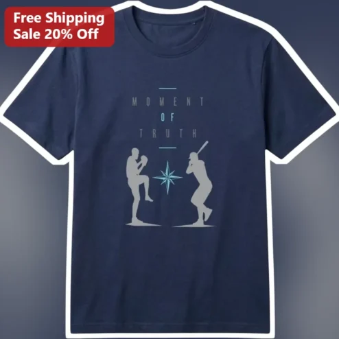 Moment Of Truth Baseball Football Crossover Athlete Graphic Tee