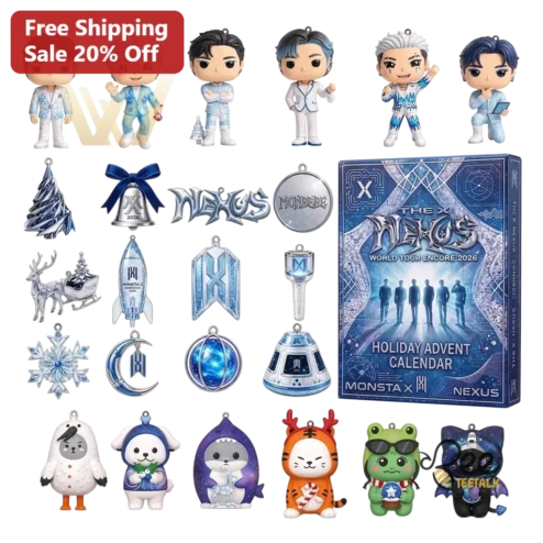 Monsta X The X Nexus World Tour Encore 2026 Holiday Advent Calendar Ornament
