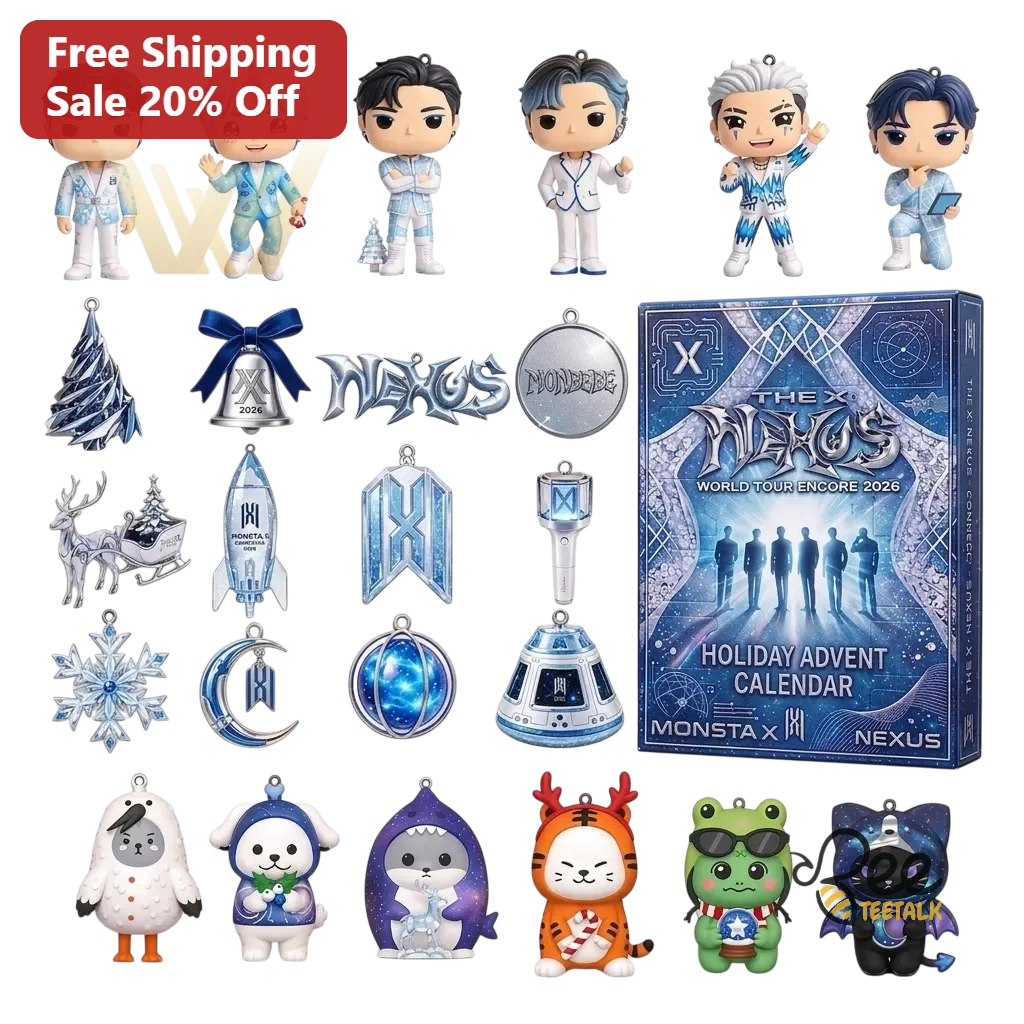 Monsta X The X Nexus World Tour Encore 2026 Holiday Advent Calendar Ornament