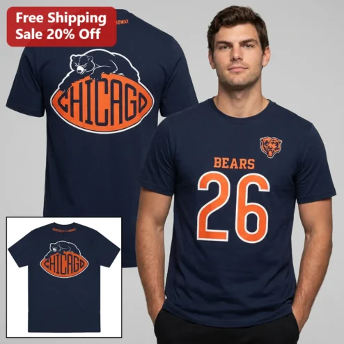 Monsters of the Midway Chicago Bears Tee, NFL Football Fan Gift for Men