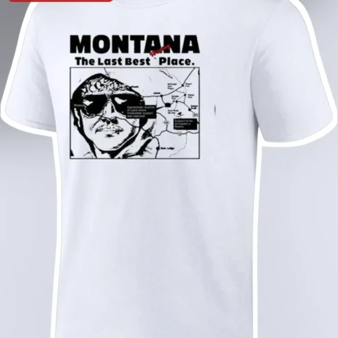 Montana The Last Best Place Tee Retro Travel Graphic Shirt for Men Women