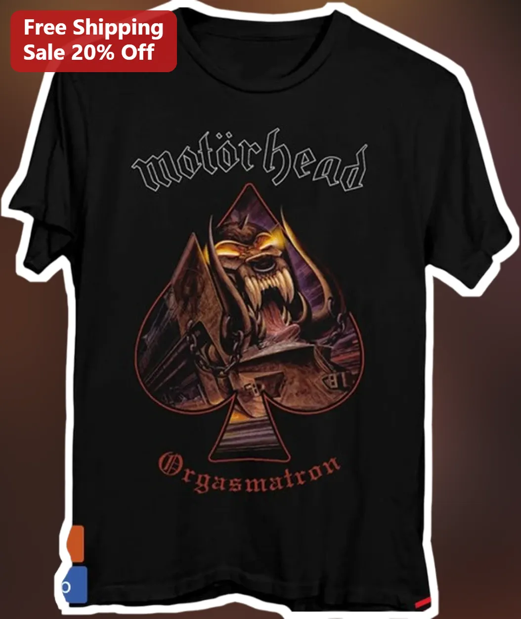 Motörhead Orgasmatron Tee Vintage Heavy Metal Band Merch Shirt