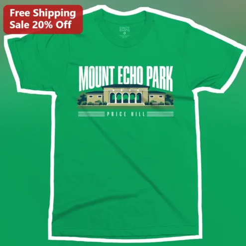 Mount Echo Park Price Hill Cincinnati Graphic Tee Vintage Local Pride Gift