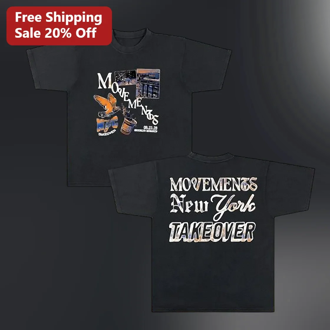Movements New York Takeover Graphic Tee Urban Streetwear NYC Style