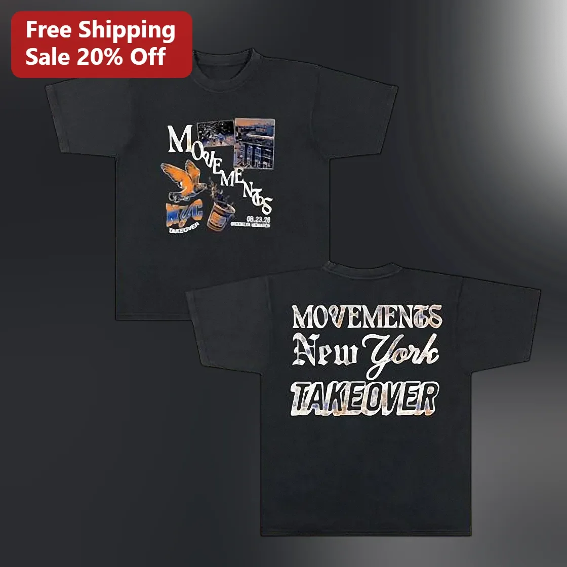 Movements New York Takeover Tee Urban Streetwear Graphic Shirt