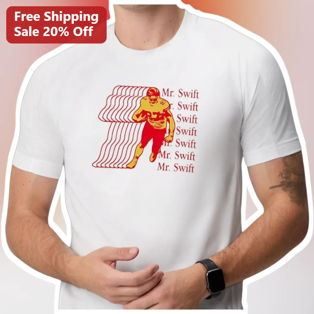 Mr. Swift Tee Taylor Swift Football Player Graphic T-Shirt Retro Sports Fan Gift
