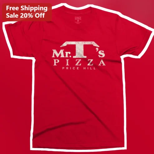 Mr. T's Pizza Price Hill Tee Vintage Cincinnati Local Graphic Shirt