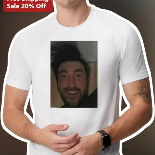 MrBeast Meme Face Graphic Tee Jimmy Donaldson YouTube Merch Funny Shirt