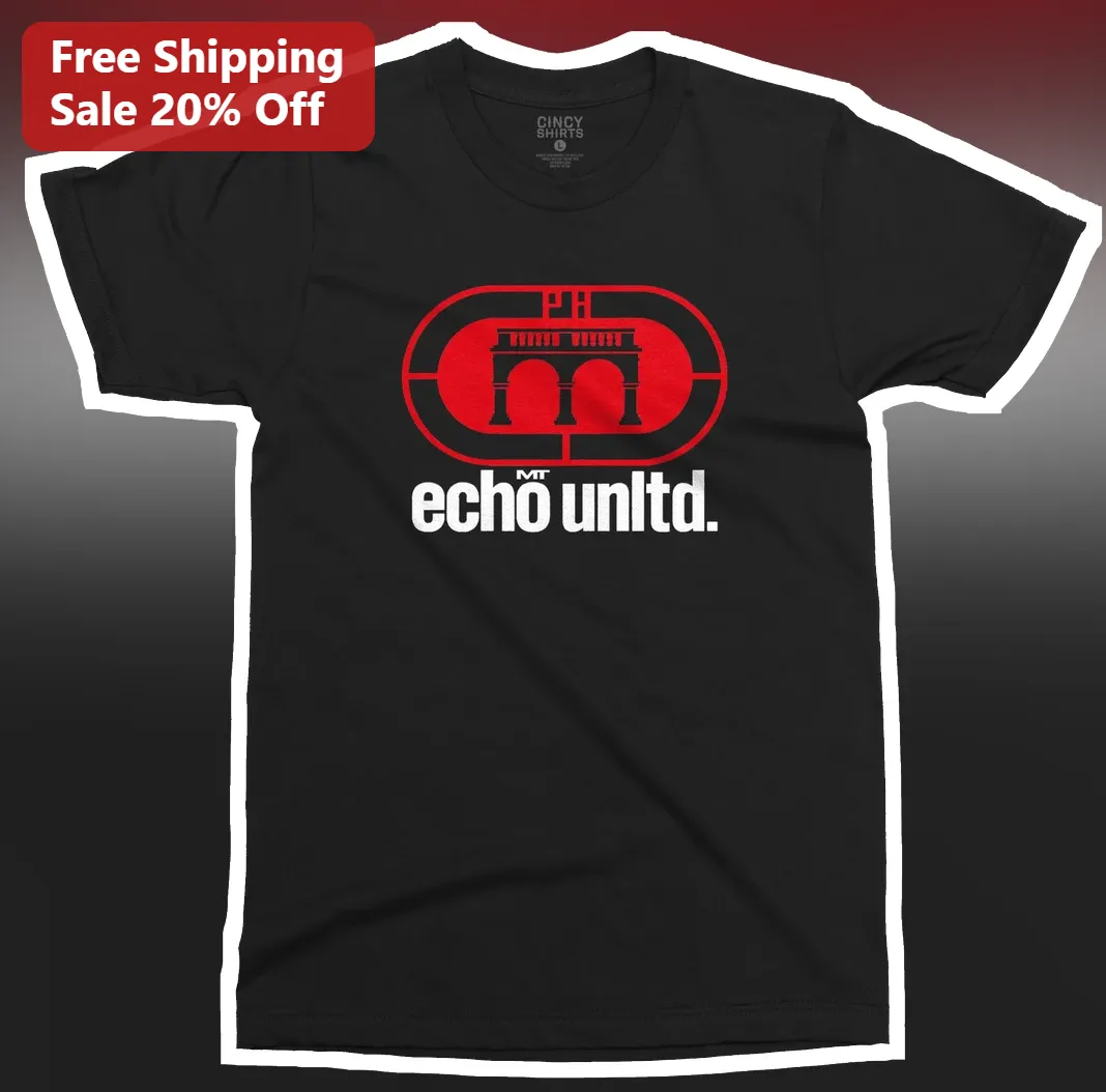 MT Echo Unitd. Graphic Tee Black Cotton Short Sleeve Shirt