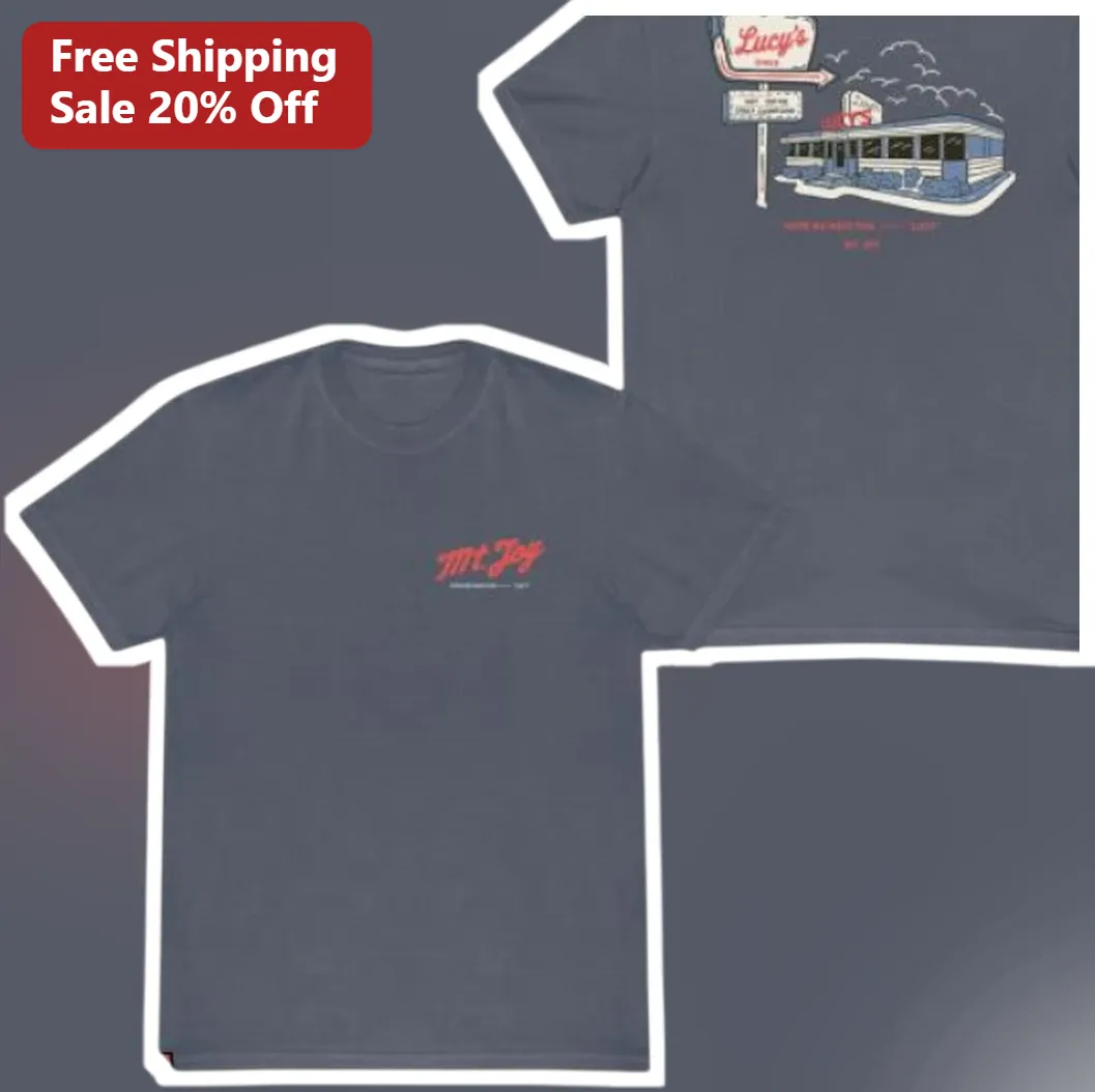 Mt Joy Lucy's Diner Graphic Tee Retro Americana Movie Merch Shirt