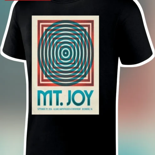 Mt. Joy Luke Combs Tour Retro Concert Poster Graphic Tee