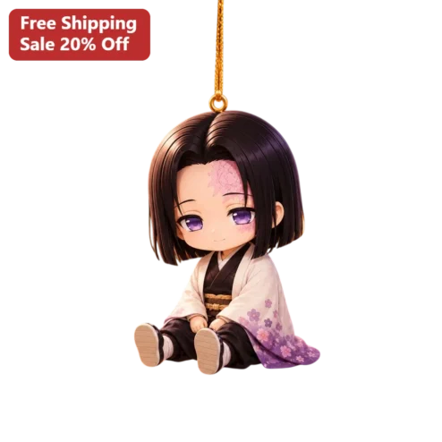 Muichiro Tokito Ornament Demon Slayer Kimetsu No Yaiba Chibi Anime Christmas Tree Decor Gift