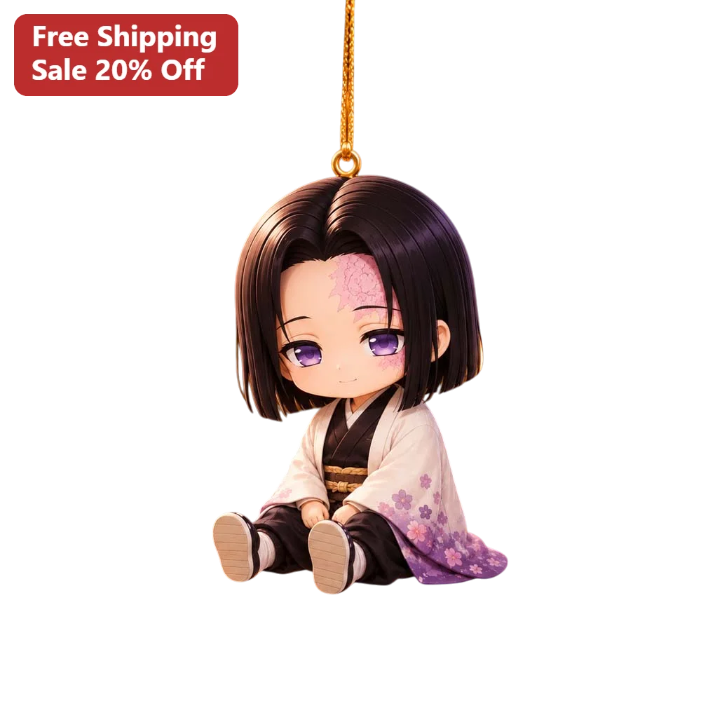 Muichiro Tokito Ornament Demon Slayer Kimetsu No Yaiba Chibi Anime Christmas Tree Decor Gift