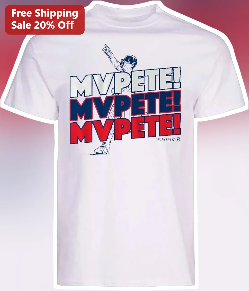 MVPETE! Retro Baseball Card Tee Pete Rose Vintage Sports Fan Gift
