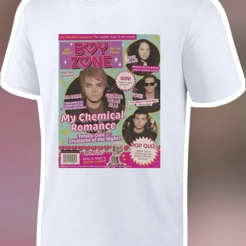 My Chemical Romance Boy Zone All Boys All The Time Graphic Tee