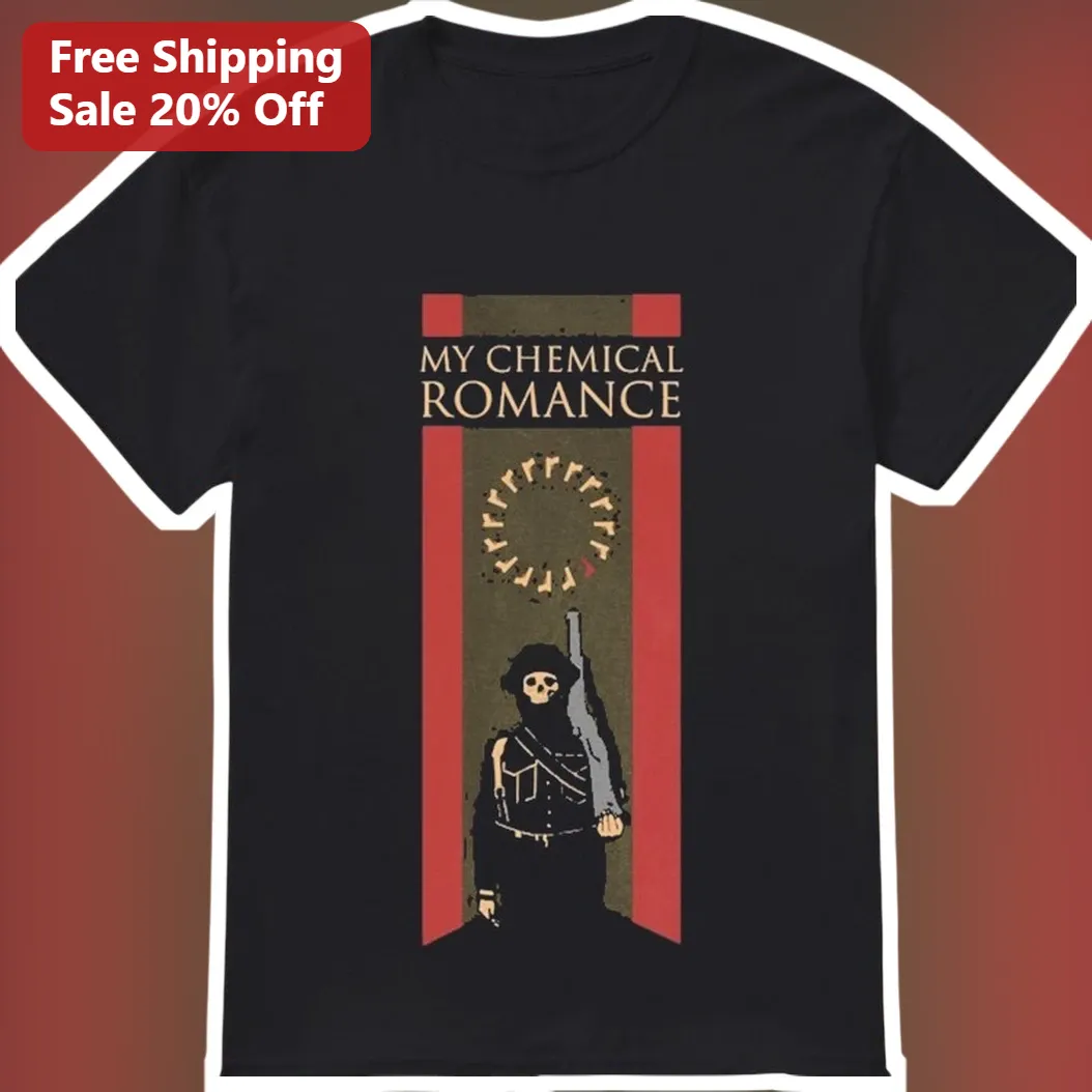 My Chemical Romance Tee Danger Days Vintage Emo Rock Band Merch Graphic Shirt