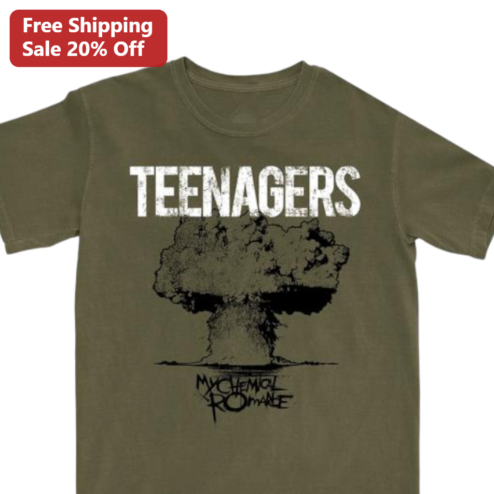 My Chemical Romance Teenagers Tee Vintage Rock Band The Black Parade Music Fan Shirt