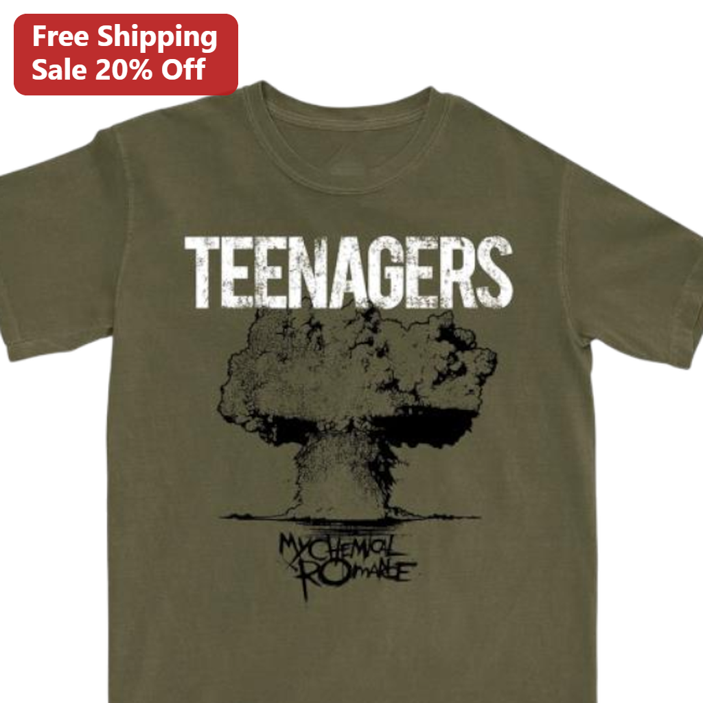 My Chemical Romance Teenagers Tee Vintage Rock Band The Black Parade Music Fan Shirt