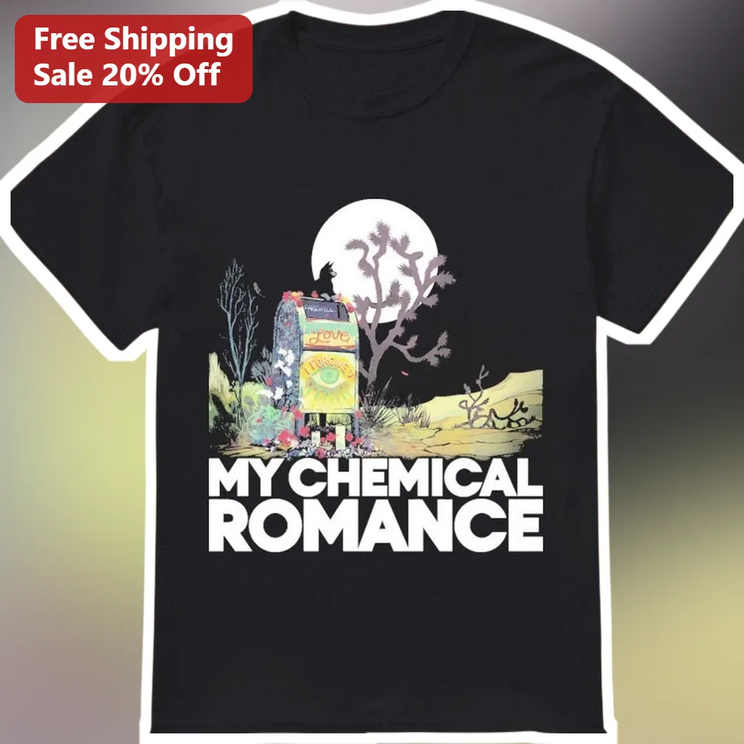 My Chemical Romance Vintage Band Graphic Tee Black Parade Emo Merch Shirt