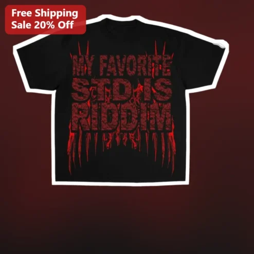 My Favorite STD Is Riddim Tee Funny Jazz Standard Musician Gift Shirt