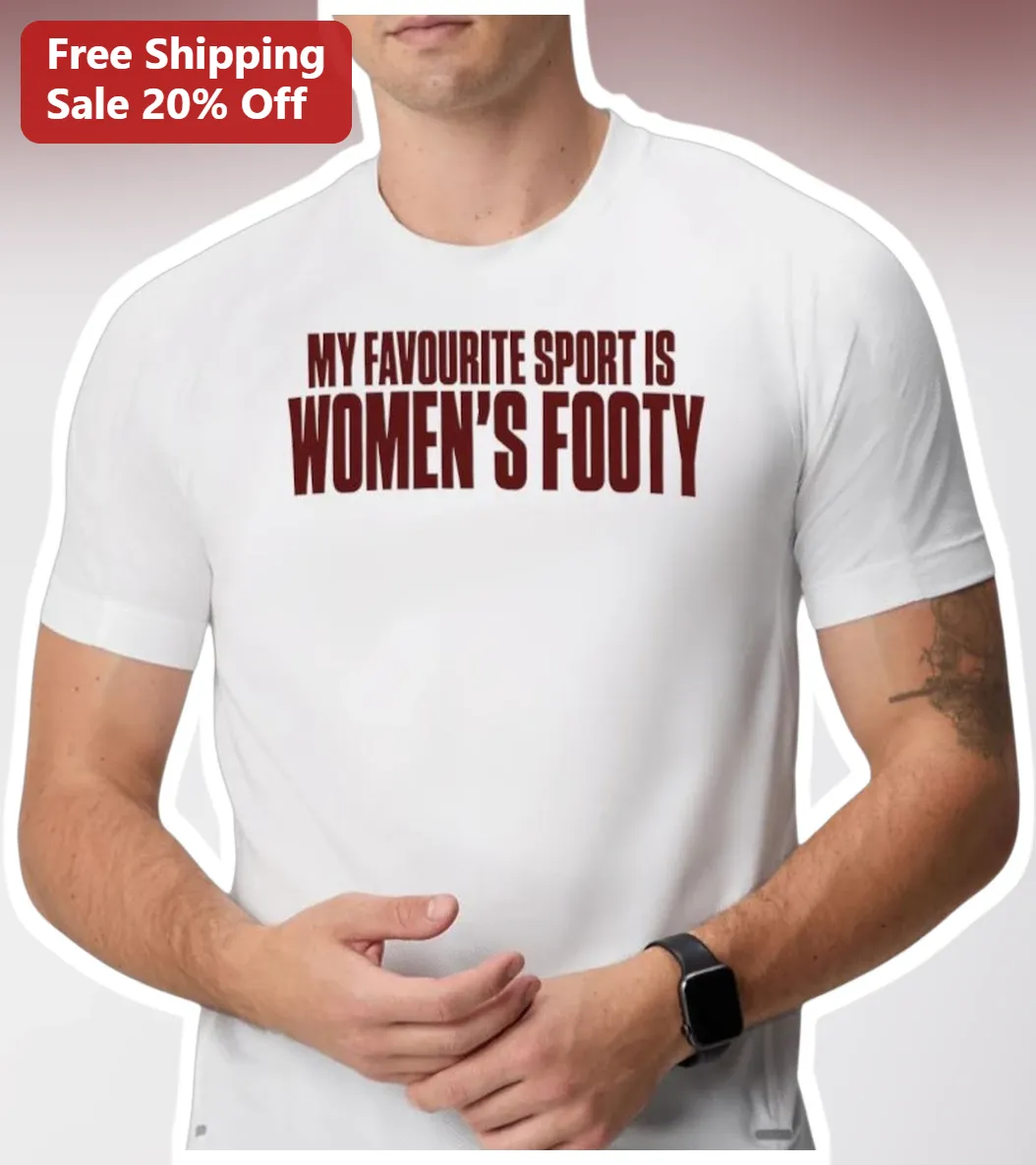 My Favourite Sport Is Women's Footy Tee