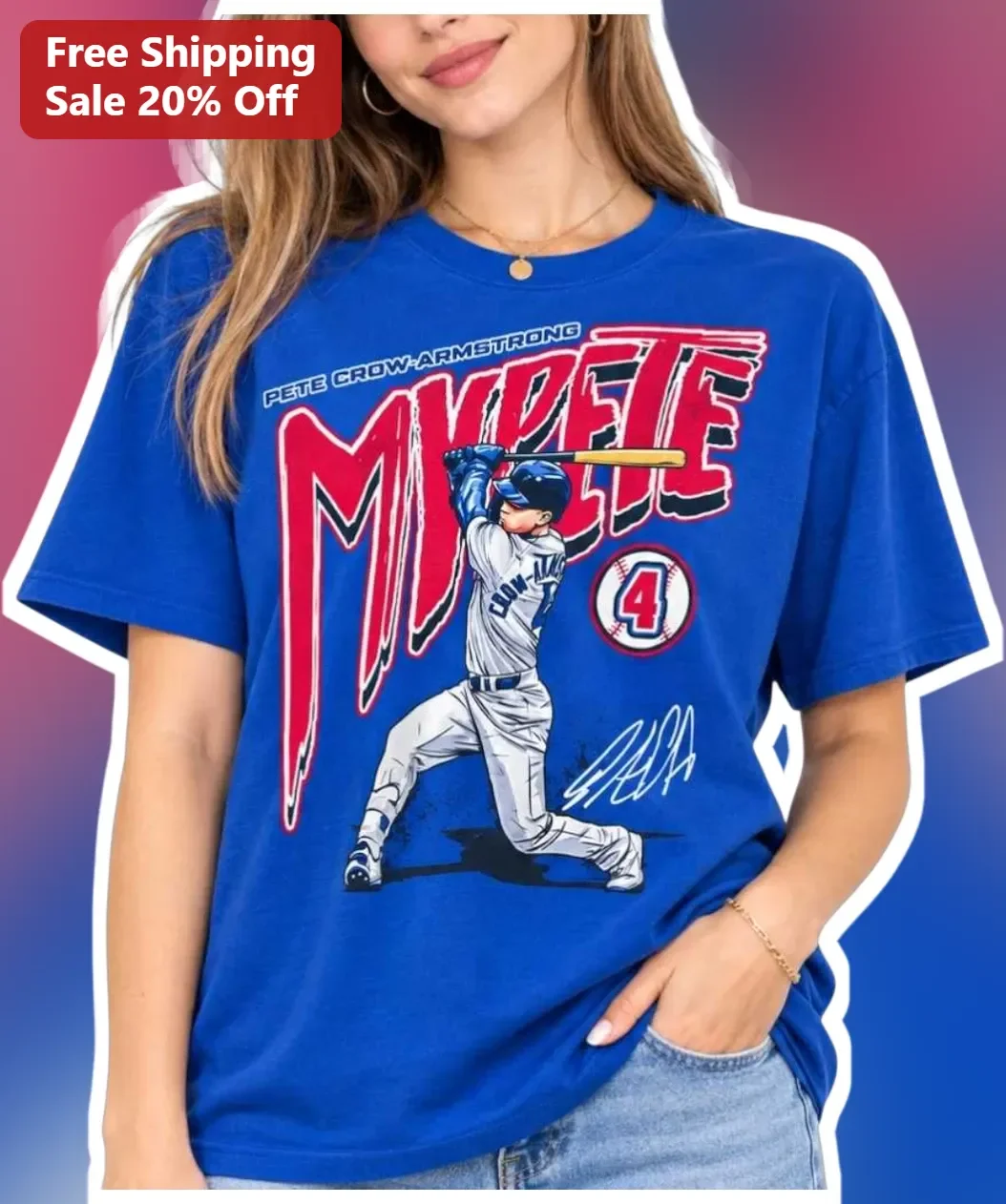 My Pete Tee Baseball Player Graphic Shirt for Men Women