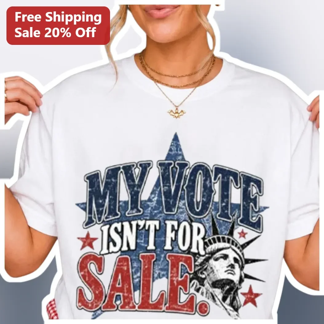 My Vote Isn't For Sale Tee Vintage Patriotic Voting Rights Shirt Election Day Gift