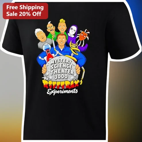 Mystery Science Theater RiffTrax Experiments Graphic Tee for Fans