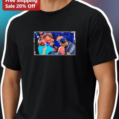 NASCAR Chase Briscoe Race Win Celebration Graphic Tee for Men Women Motorsports Fan Gift