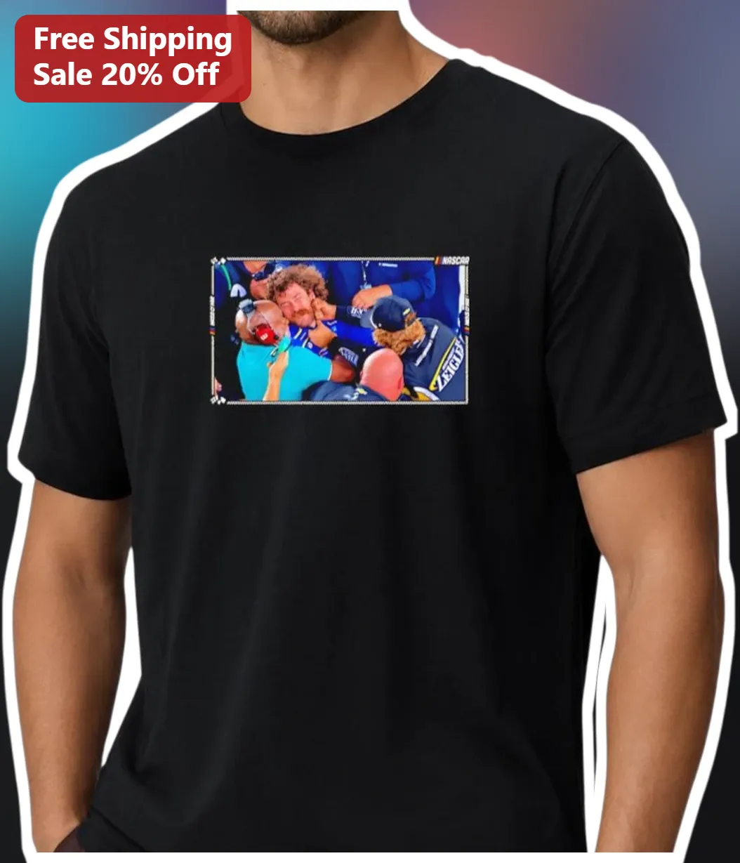 NASCAR Chase Briscoe Victory Lane Celebration Graphic Tee for Men