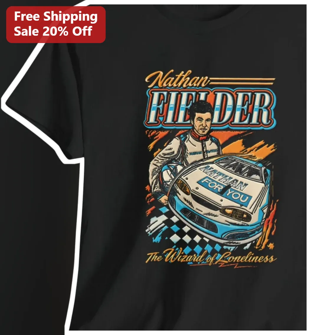 Nathan Fielder The Wizard of Loneliness Retro Racing Graphic Tee