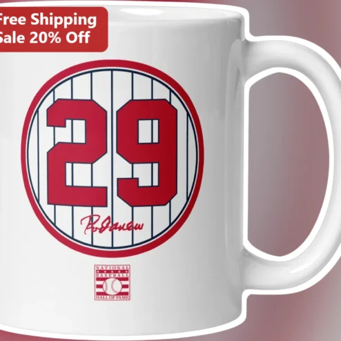 National Baseball Hall of Fame Mug Bob Feller Signature Vintage Cooperstown Souvenir Gift