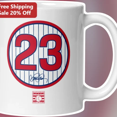 National Baseball Hall of Fame Mug Michael Jordan Signature Cooperstown Souvenir Gift for Sports Fans