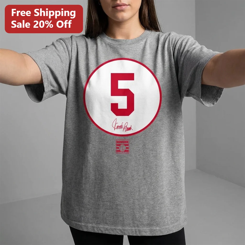 National Baseball Hall of Fame Tee, Johnny Bench Signature Cincinnati Reds Legend, MLB Baseball Fan Gift