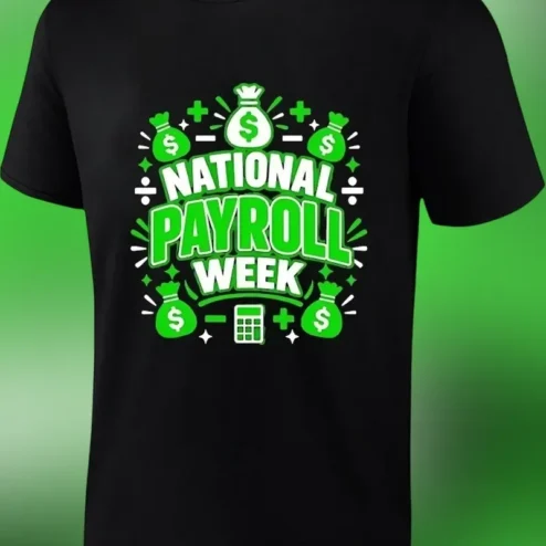 National Payroll Week Tee for Accountants and Payroll Specialists