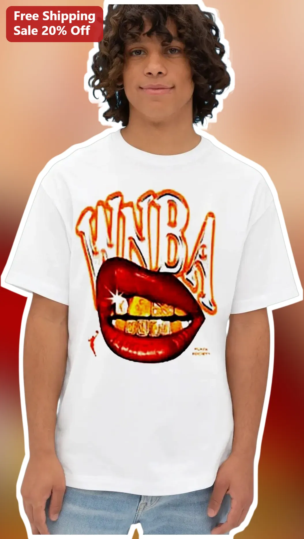 NBA Drip Gold Grillz Graphic Tee Basketball Streetwear Shirt