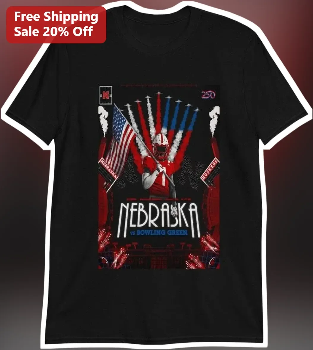 Nebraska vs Bowling Green Tee Cornhuskers Football Game Day Shirt available at our Chicago, Illinois warehouse