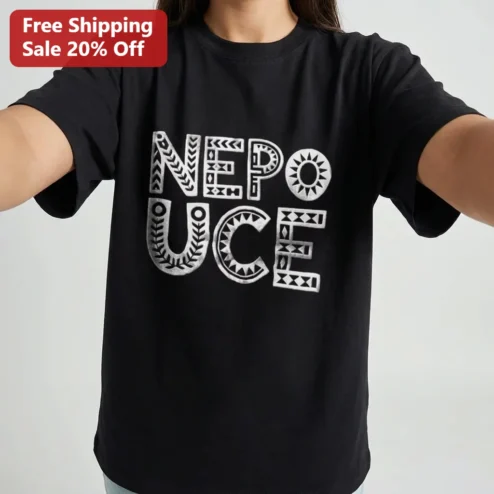 Nepo Uce Tee Samoan Tribal Pattern Polynesian Heritage Gift for Wrestling Fans